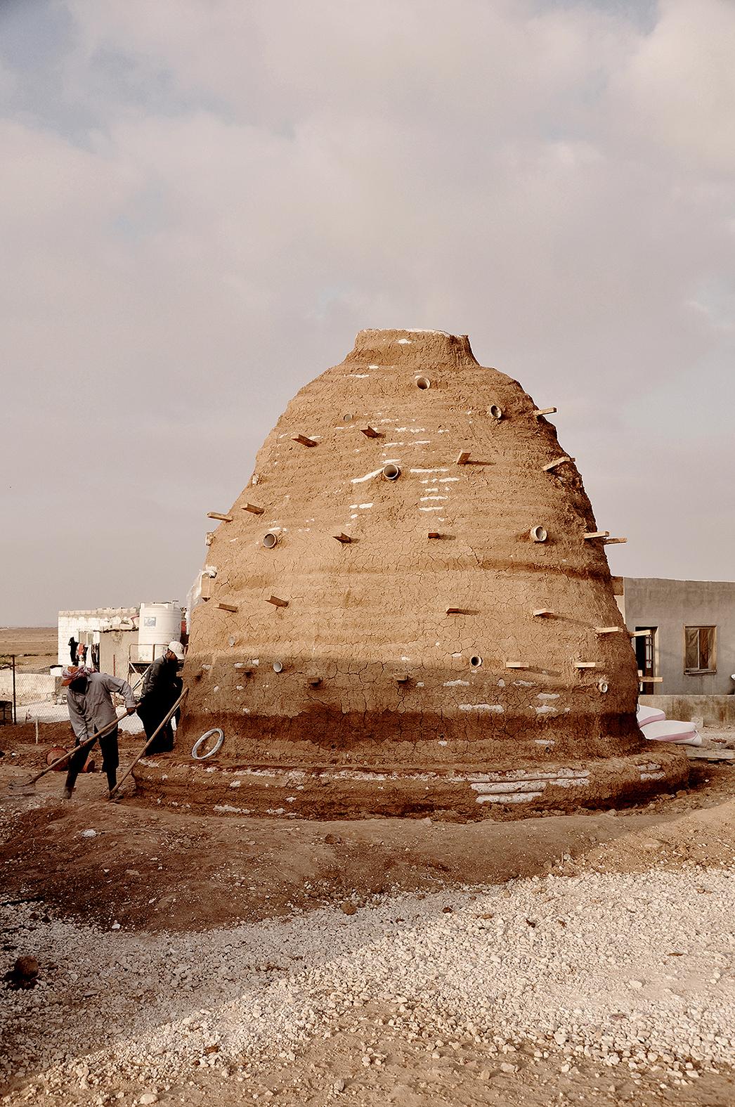 Domo contruído en Jordania por la Fundación Emergency Architecture and Human Rights.