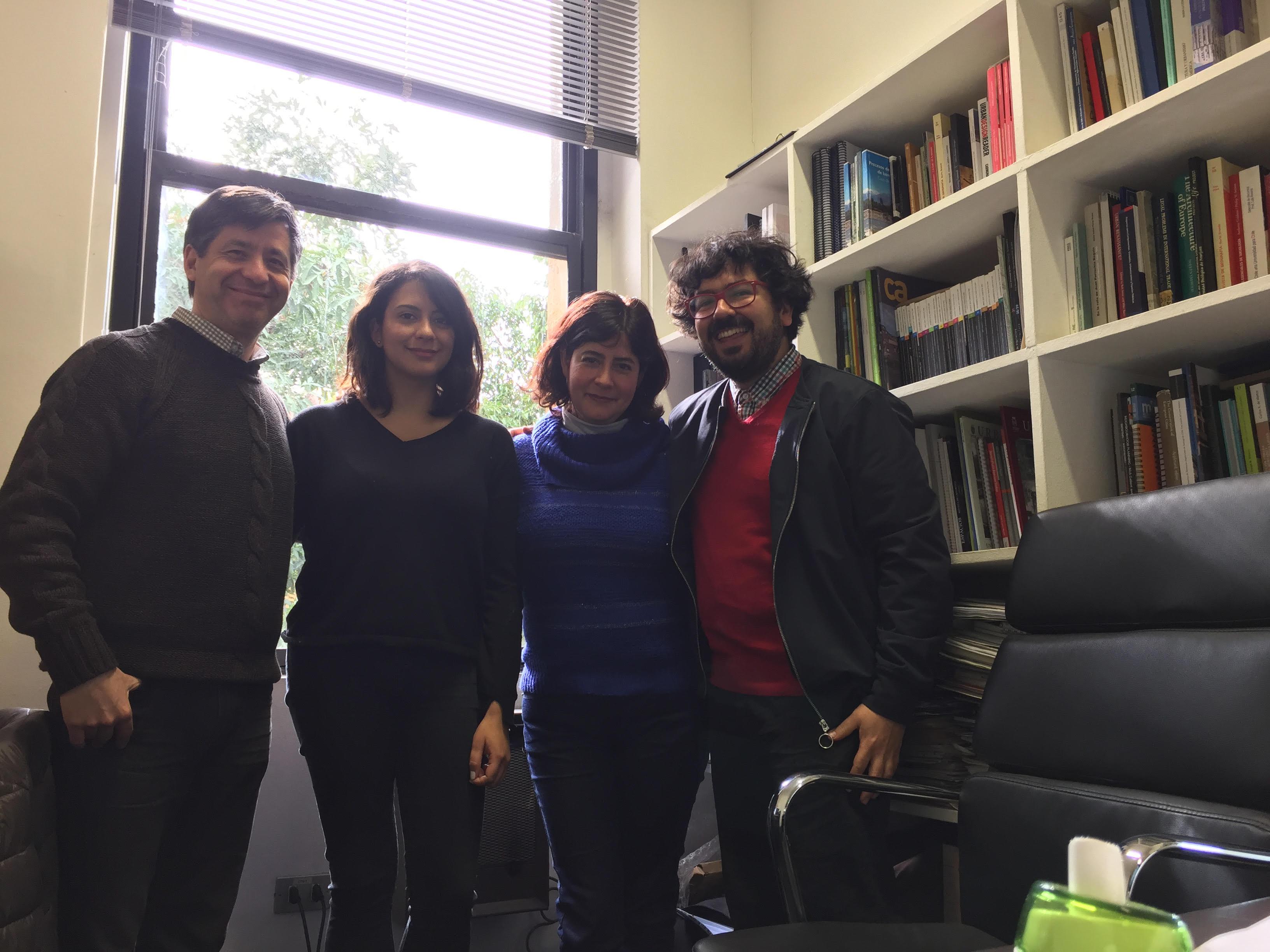 Equipo editorial: Jorge Inzulza, Paulina Gatica, Ana Cecilia Osorio y Diego Vallejos