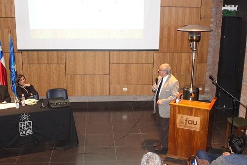 Exposición del Profesor FAU, Hernán Riadi