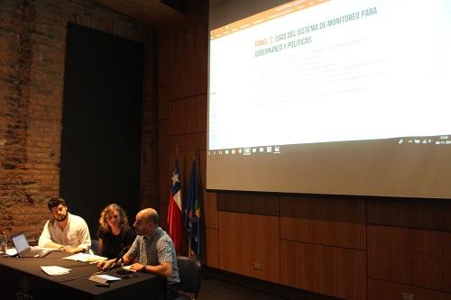 El segundo panel trató la temática "Usos del sistema de monitoreo para gobernanza y políticas"
