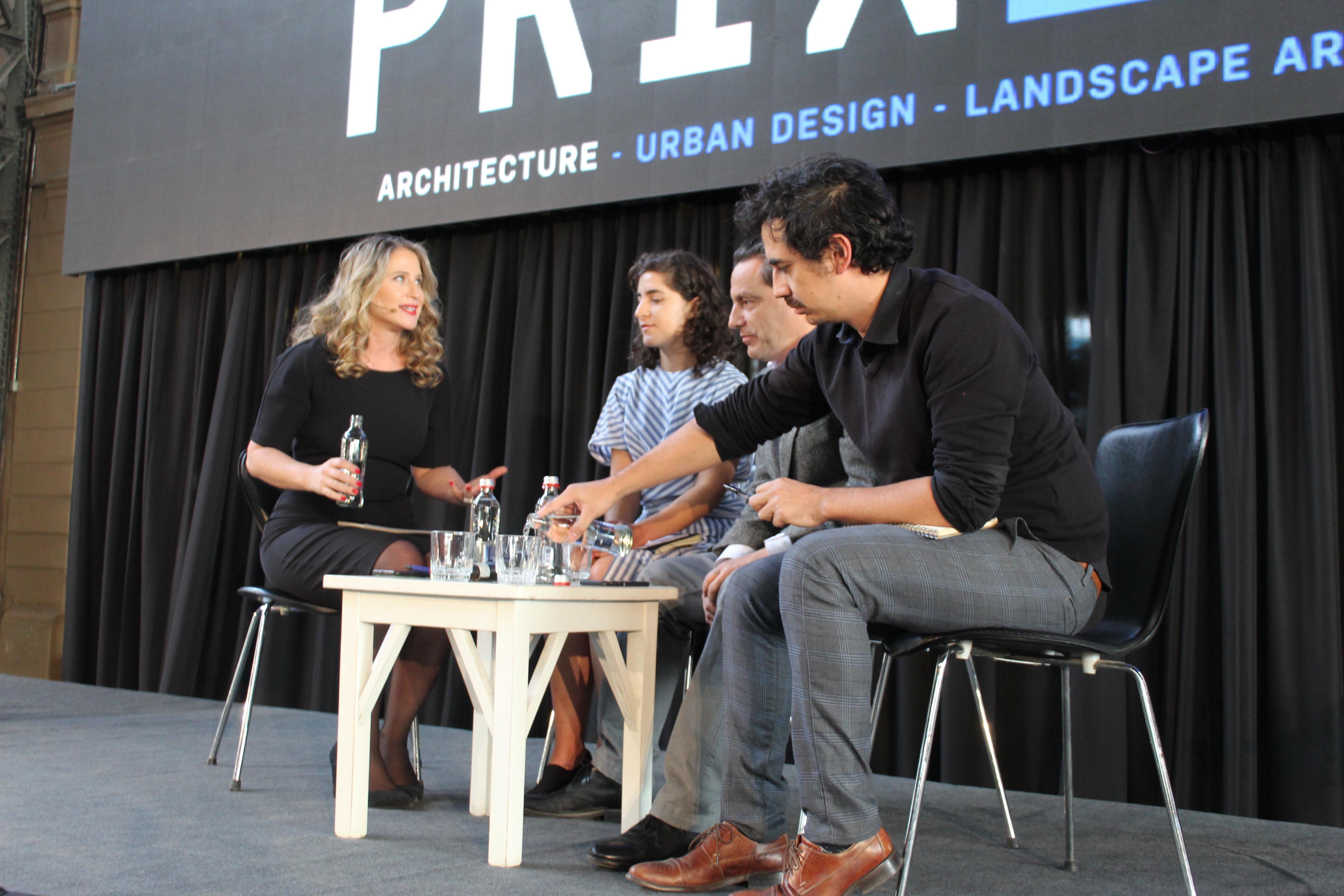 Tras las palabras de bienvenida se realizó la presentación final del workshop por parte de Juan Pablo Urrutia, la arquitecta holandesa Arna Ma&#269;ki&#263; y Luis Eduardo Bresciani L.