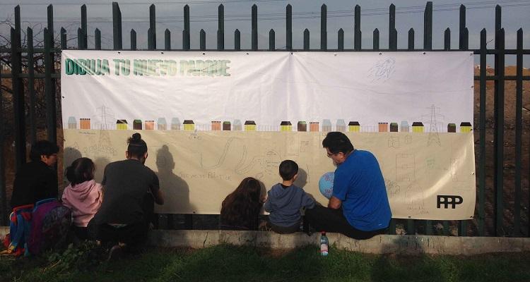 La iniciativa se planteó con el objetivo de activar el diseño participativo de la etapa 3 del parque André Jarlán.