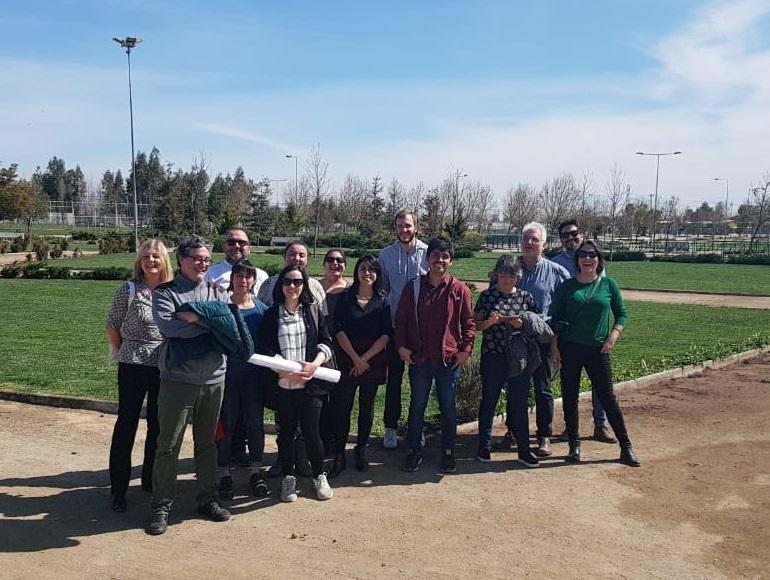 Los participantes de la visita a terreno pudieron conocer directamente iniciativas vinculadas a la regeneración Urbano -Habitacional implementadas desde el Estado.