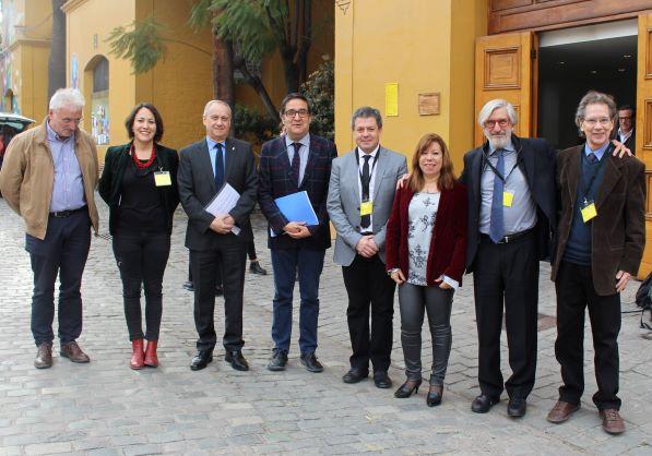 El Seminario se efectuó entre el 2 y el 6 de septiembre. En la imagen autoridades de las tres universidades involucradas y académicos organizadores e invitados internacionales.