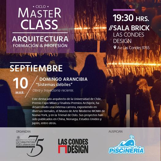 Cada charla estuvo auspiciada por una empresa privada que colaboró con la organización y servicio de catering para los asistentes. 
