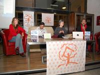 Charlotte Mathivet, Henry Renna, Patricia Boyco y Claudio Pulgar.