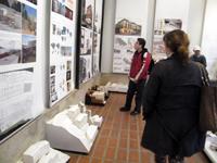 Muestra de los proyectos realizados por los estudiantes de arquitectura