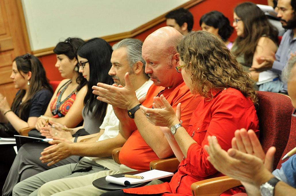 Académicos, estudiantes y personal de colaboración asistieron en la Charla Magistral.