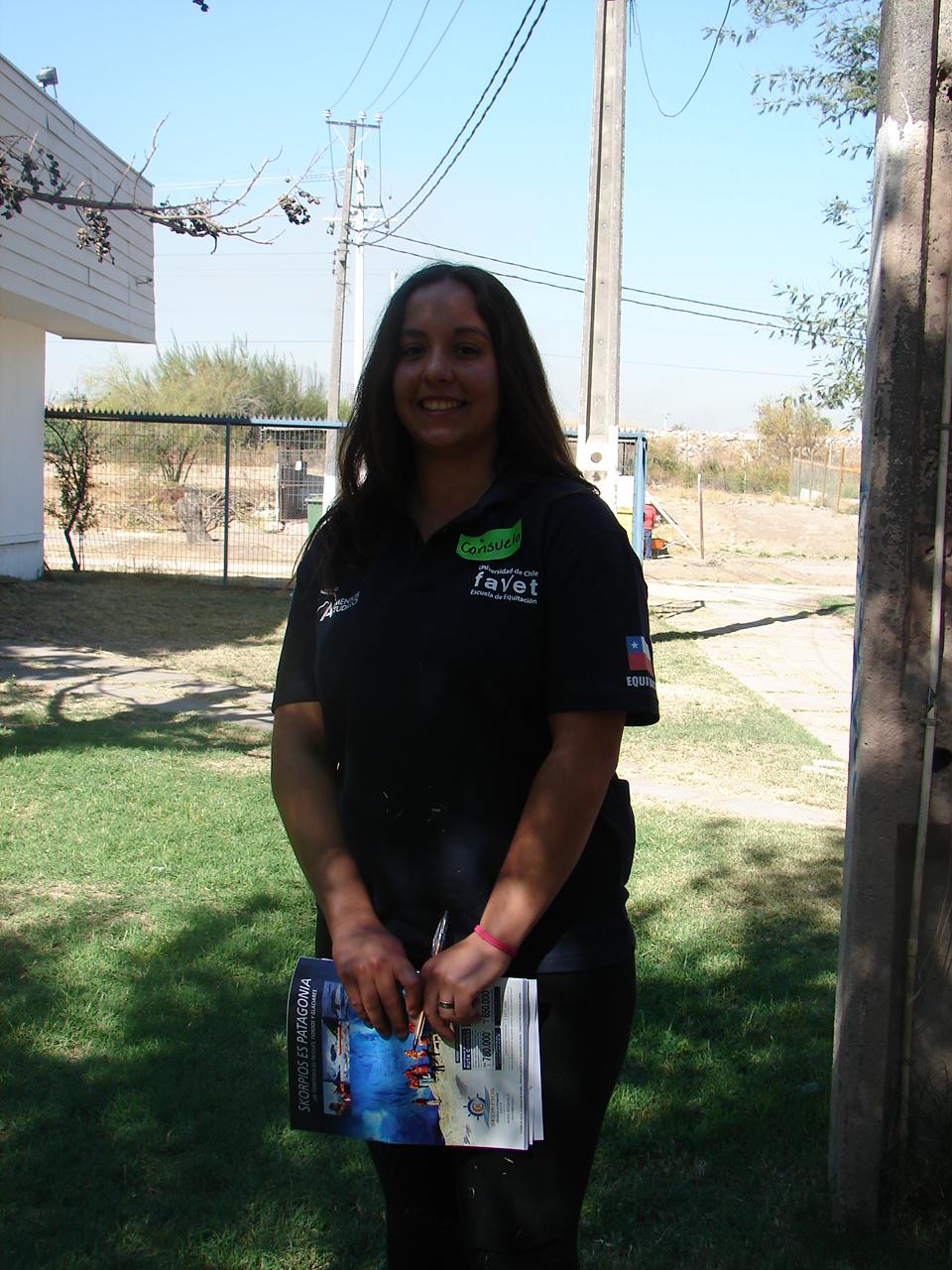 "La actividad me gustó mucho porque los papás pueden venir a la U. y lo encuentro súper novedoso porque nadie hace esto".  Consuelo Moya, la acompañaron su abuelo, su madre,  padre y hermano.