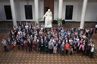 Autoridades del Consejo y Senado Universitario, del Consejo de Evaluación, Premios Nacionales e invitados participaron de esta ceremonia.