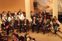 Junto a los académicos, participaron en la Inauguración del Año Académicos 2015, autoridades de  nivel central, Facultades e Institutos.