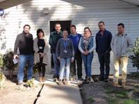 Profesionales del SAG en el Laboratorio de Ecología de Ambientes Fragmentados (LEAF) de la Facultad de Ciencias Veterinarias y Pecuarias.