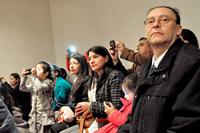 La ceremonia se realizó en el salón de Honor de Casa Central y contó con familiares y amigos de los titulados. 