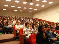 Los estudiantes participaron del acto de bienvenida organizado por las autoridades de Favet.