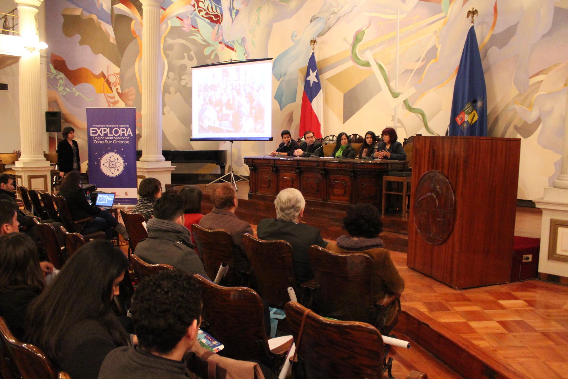 Cinco representantes de diversas instituciones que participaron de las iniciativas del proyecto, dieron a conocer su experiencia. 