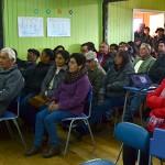 La jornada de la mañana estuvo enfocada a los agricultores provenientes de las comunas de Castro, Curaco de Vélez, Dalcahue y Quinchao.