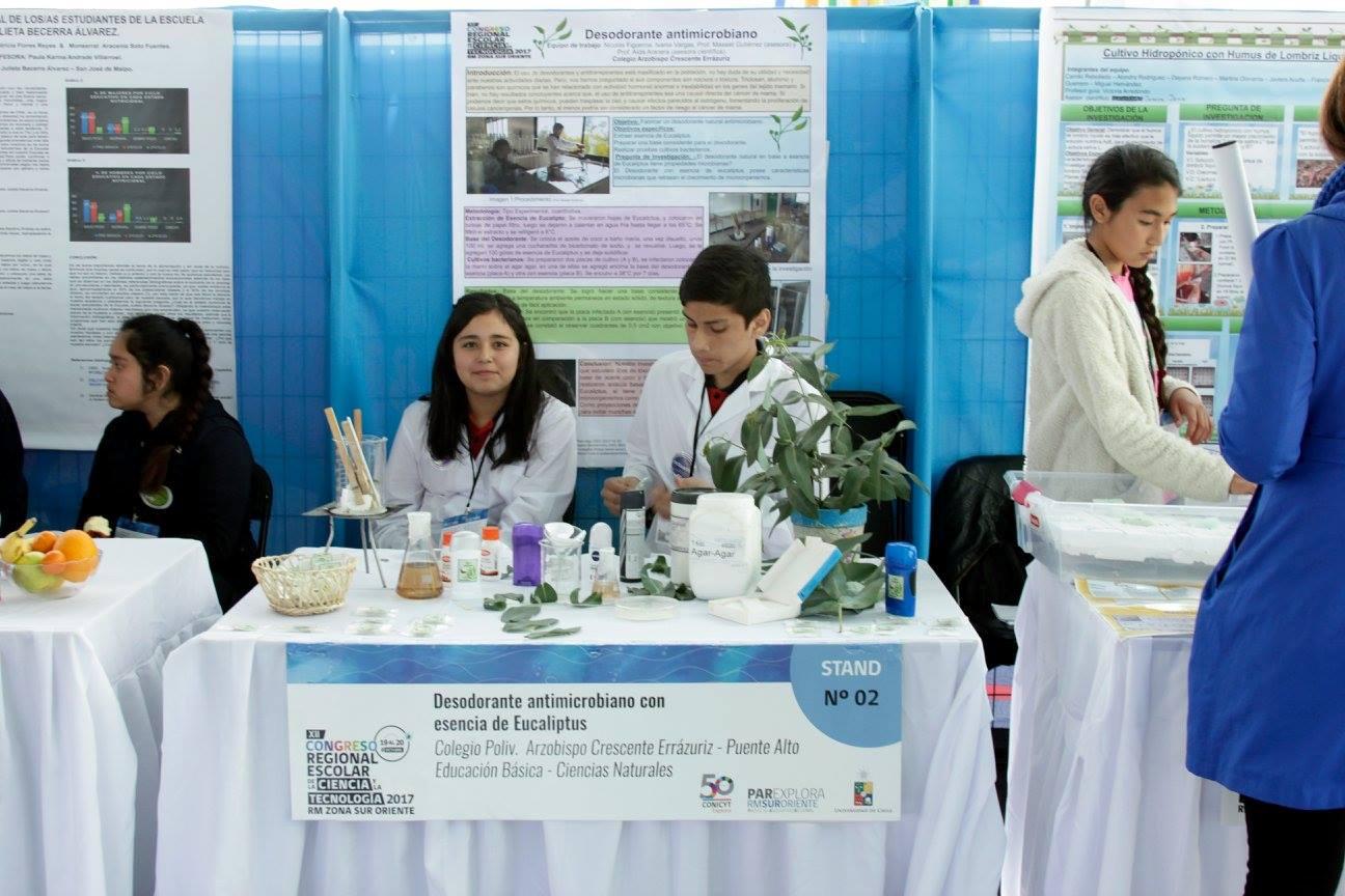 El XII Congreso Regional Escolar de la Ciencia y la Tecnología reunió a las principales investigaciones de jóvenes entre quinto básico y tercero medio.