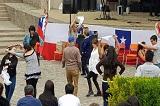 El Decano Coordinador de Campus Sur, Prof. Roberto Neira, inauguró la celebraciones con un pie de cueca. 