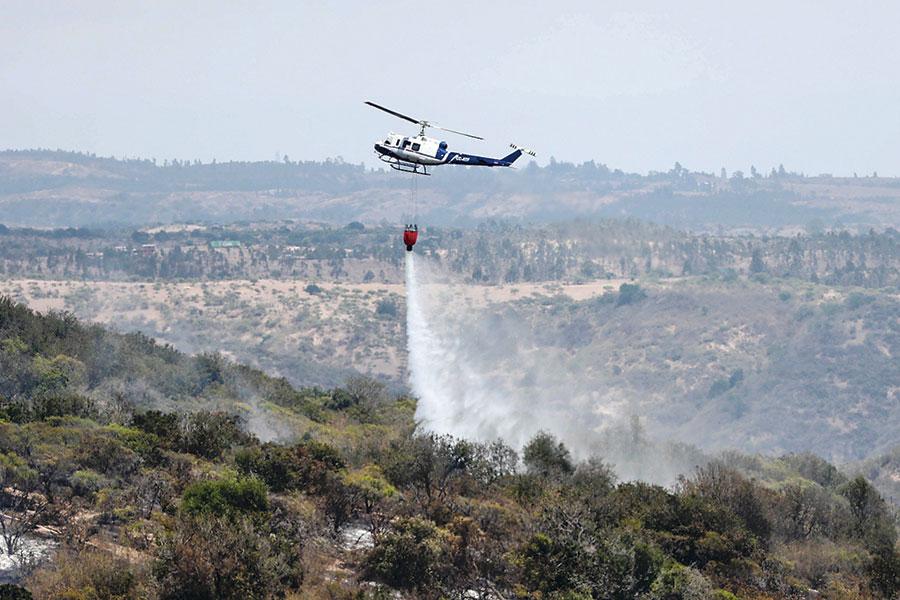 Santo Domingo, hasta la fecha, es la comuna más afectada por incendios en 2019. 