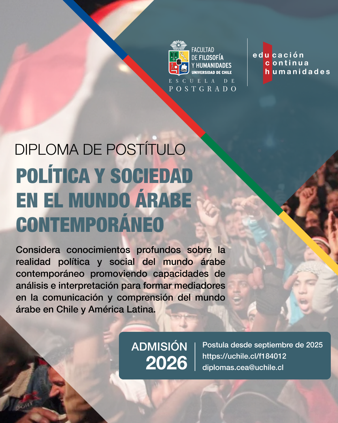 Diploma de Postítulo en Política y Sociedad en el Mundo Árabe Contemporáneo
