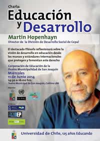 Charla de Martin Hopenhayn "Educación y desarrollo"