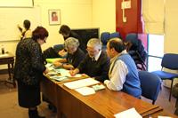 La votación se realizó en la Sala de Conferencias Prof. Ives Benzi Zenteno