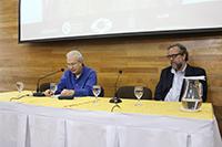 La antesala de la exposición fue la inauguración del Congreso Barroco Fronterizo (2 y 3 de octubre) , a cargo de Roberto Echevarren 