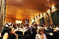 La presentación se realizó en el Auditorio de la Facultad de Arquitectura y Urbanismo de la Universidad de Chile