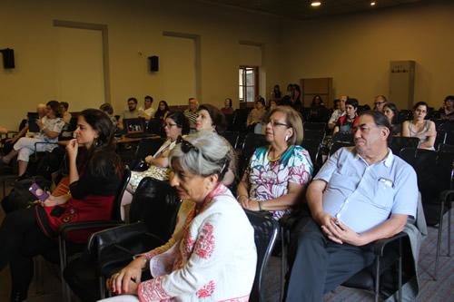 La presentación se realizó en la Sala Enrique Sazié de la Casa Central de la Universidad de Chile