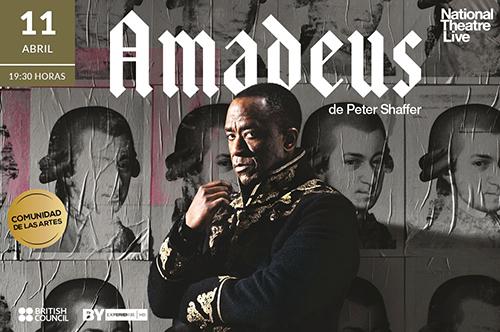 Estreno de AMADEUS del ciclo 2017 del National Theatre Live en el Teatro Nescafé de las Artes