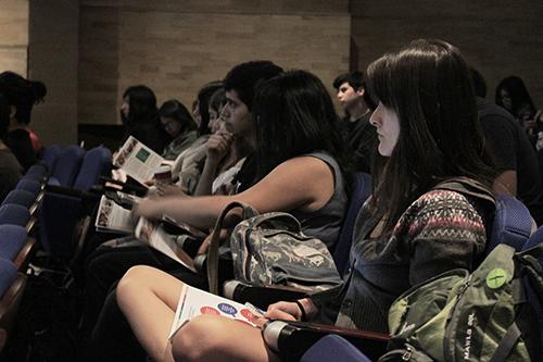 La inducción para nuestros monitores se realizó en el auditorio de la Facultad de Ciencias 