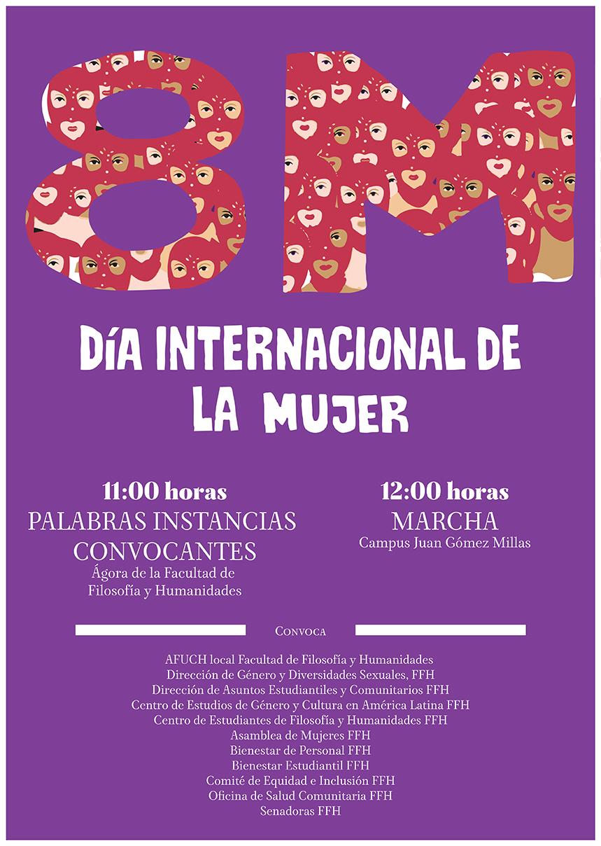 Convocatoria 8 de marzo Día Internacional de la Mujer