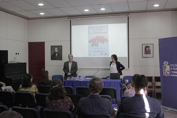 Saludo en la apertura de las jornadas del Prof. Carlos Ruiz Schneider, decano de la Facultad de Filosofía y Humanidades.