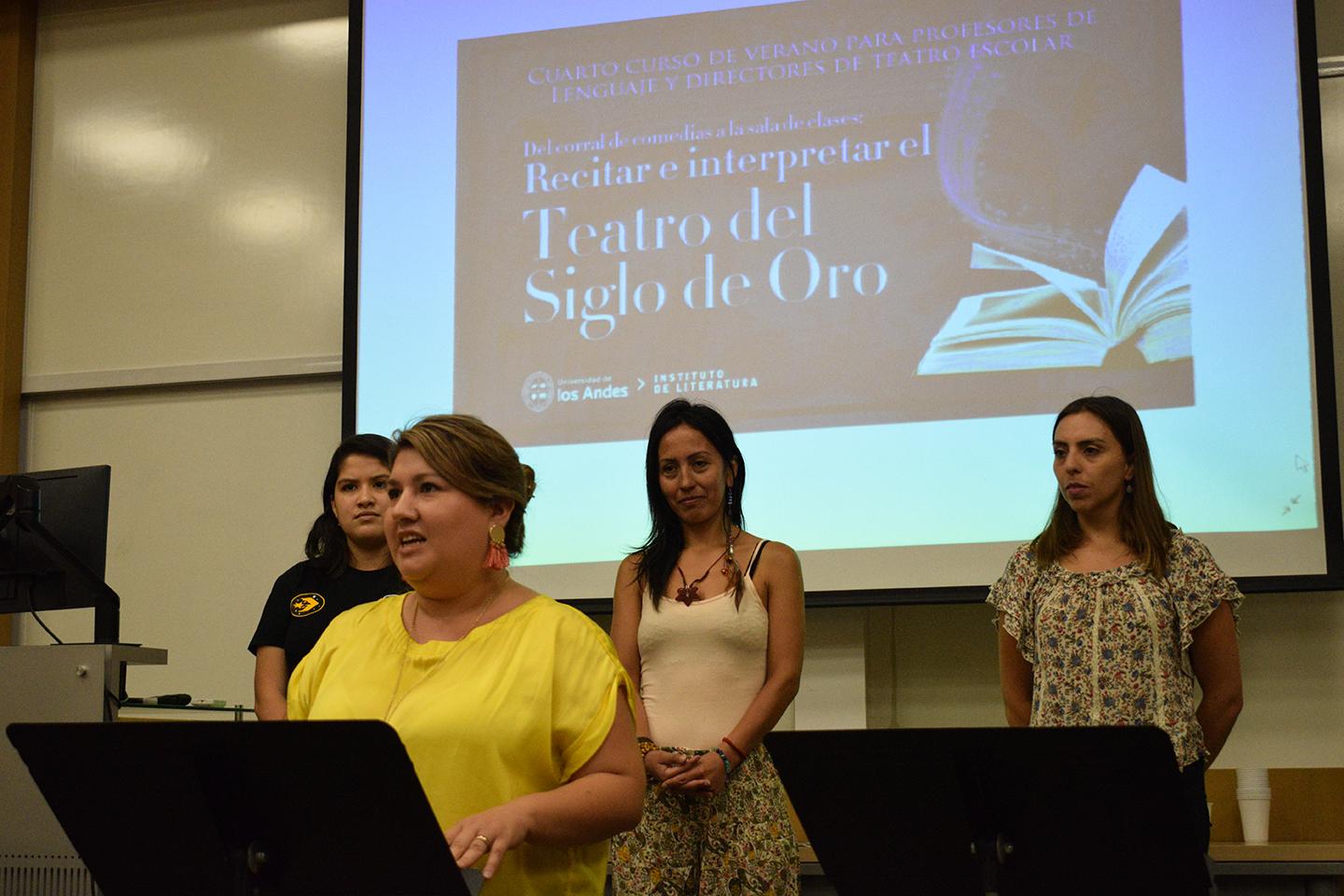 Con docentes de todo Chile finalizó el IV curso de verano sobre el Siglo de Oro.