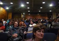 El Auditorio José Carrasco Tapia estuvo al máximo de su capacidad para el cierre del encuentro de poesía.