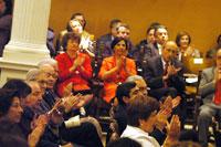 Autoridades de gobierno, representantes del cuerpo diplomático, Autoridades Académicas y Universitarias, así como miembros de la comunidad universitaria se hicieron partícipes de este evento.