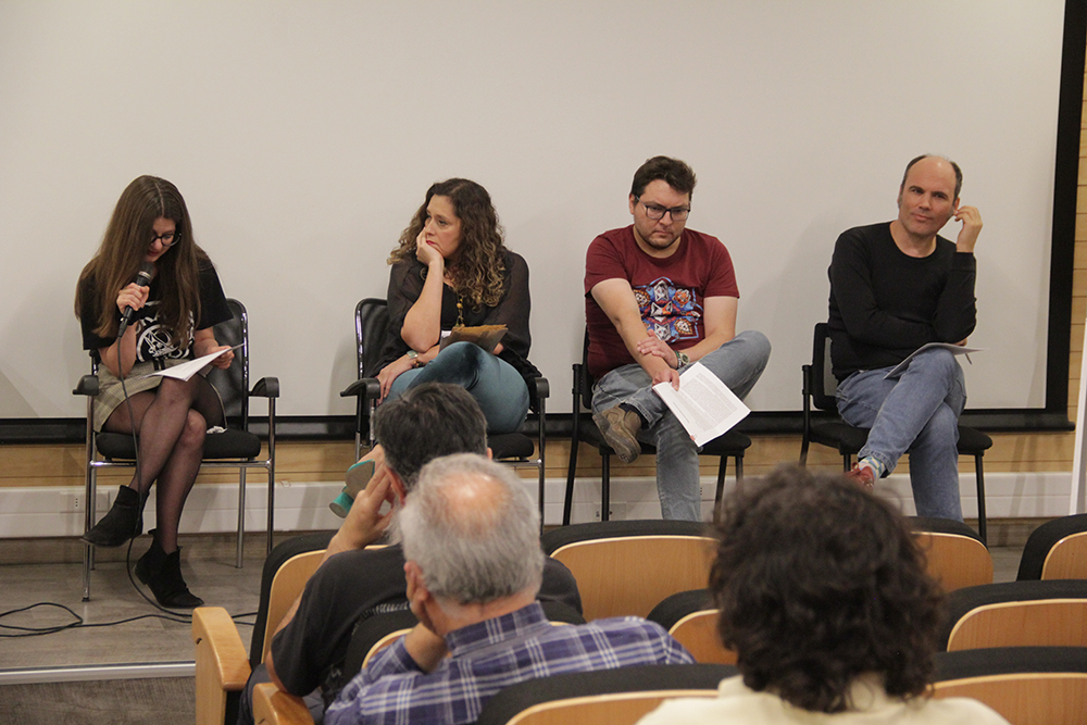 La presentación del libro estuvo a cargo de Paloma Castillo, Aldo Bombardiere y Verónica González. 