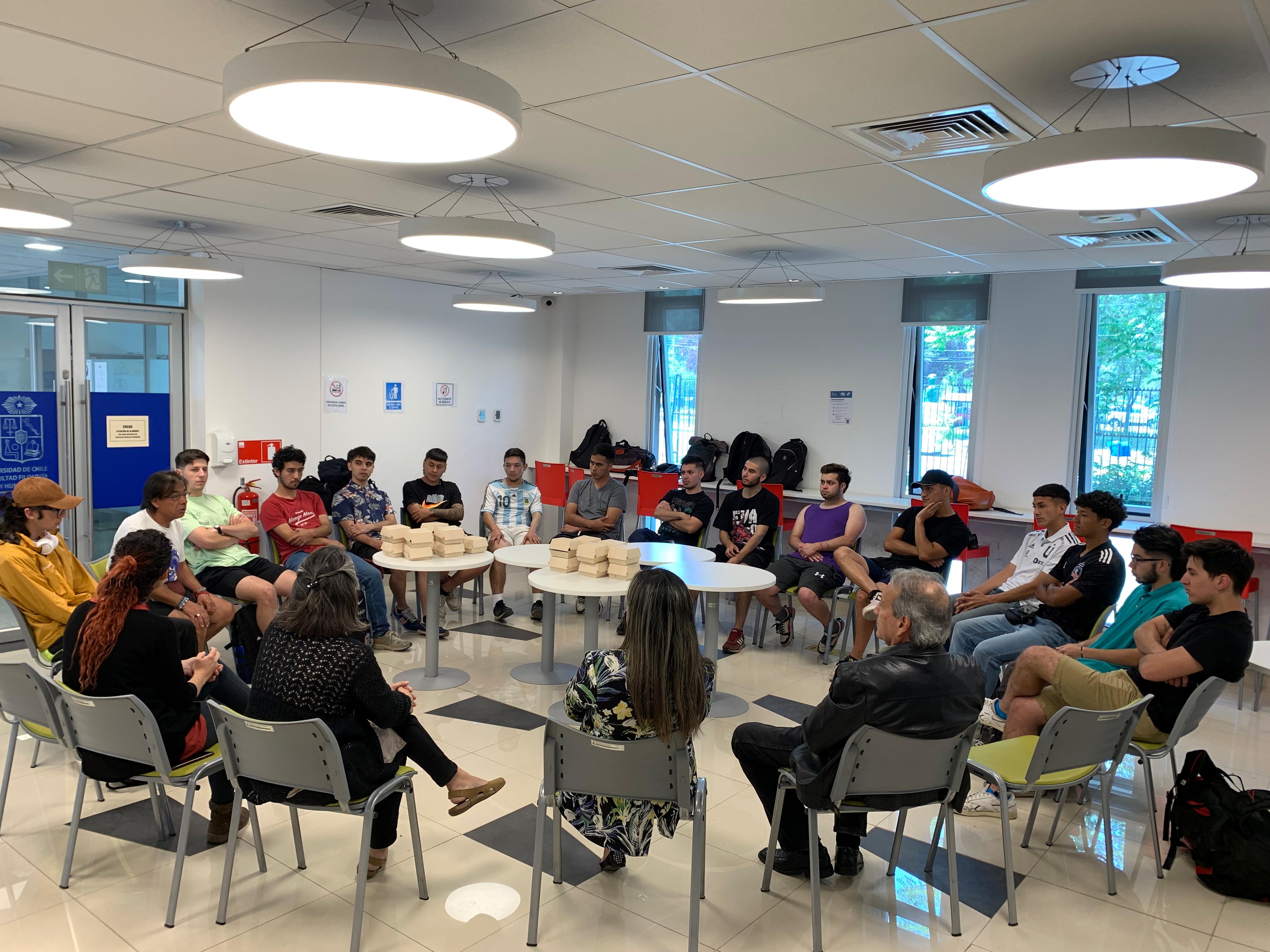 Encuentro del equipo con las autoridades de la Facultad