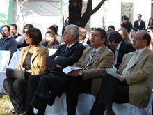 En la Ceremonia de Inauguración asistieron los Decanos de Campus Sur  y la Prorrectora Rosa Devés, entre otras autoridades.