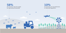 Sólo un 10% de los países se destacan por tener una regulación estricta respecto del uso de pesticidas.