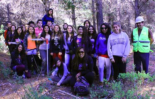 Estudiantes de segundo año académico culminando su práctica estival en Pantanillo. 