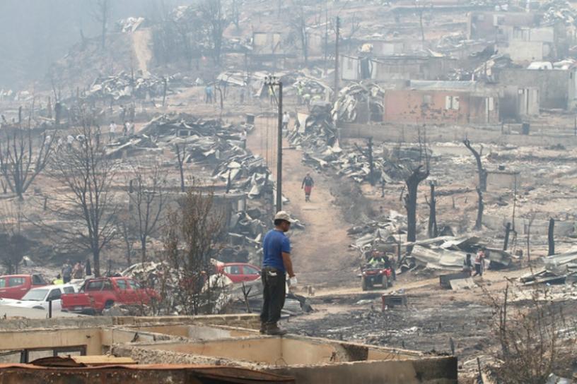 En el mismo lugar donde se encontraba el aserradero Santa Olga en la comuna de Constitución la empresa Arauco decidió reconstruir la planta.