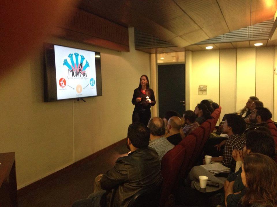 Presentación del Proyecto Molukia en el segundo encuentro de iniciativas de conservación de insectos con Constanza Montaraz.