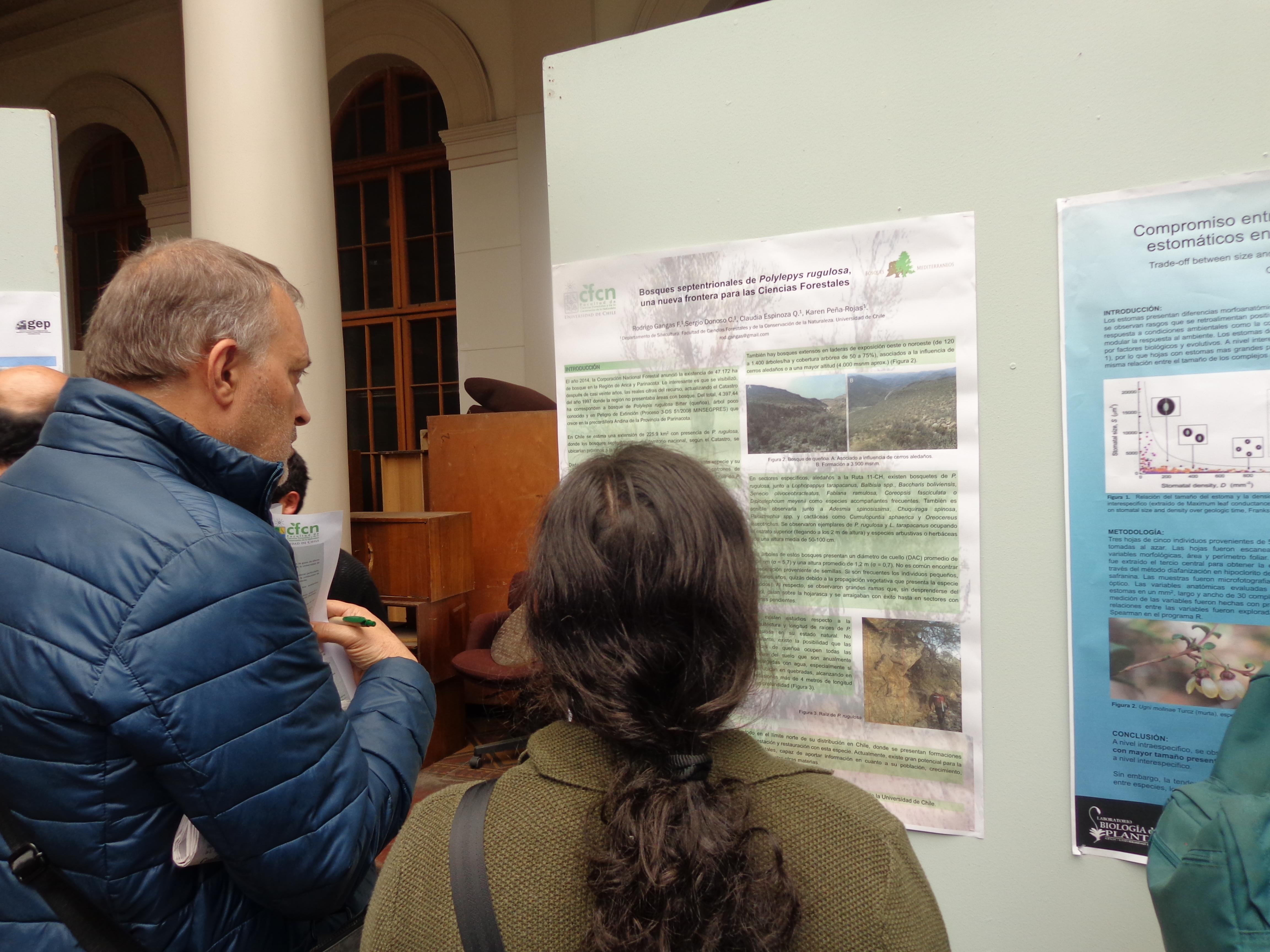 Se expusieron 16 pósters de las diversas investigaciones que se están realizando en la facultad.