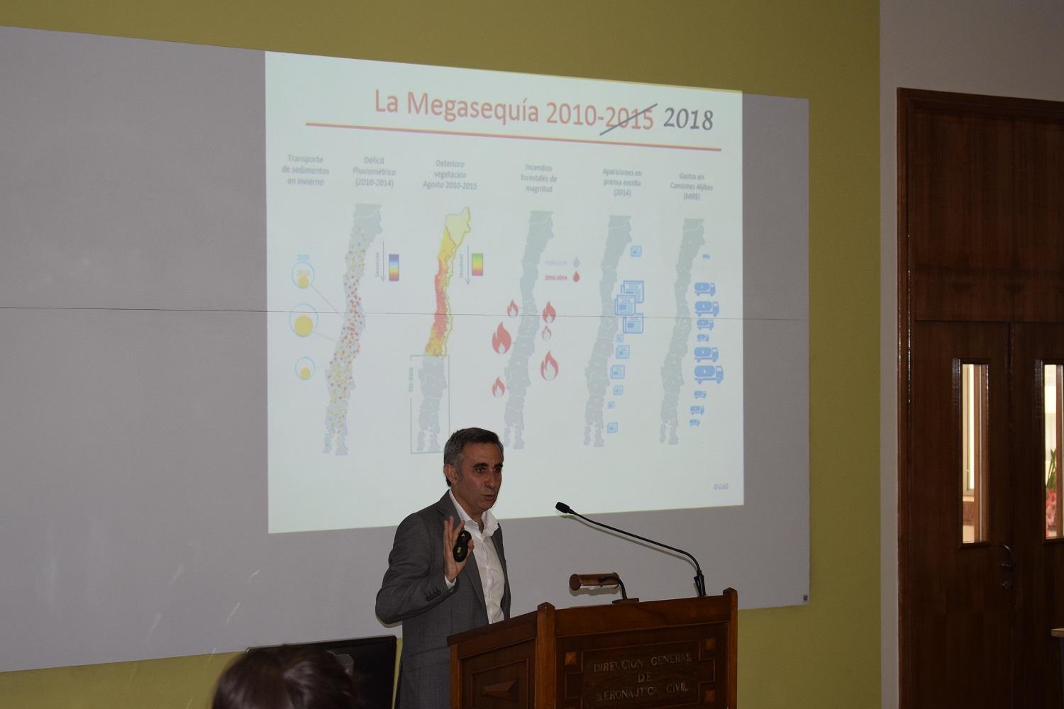 Dr. René Garreaud, investigador del Centro del Clima y la Resiliencia, CR2 y del Departamento de Geofísica de la Universidad de Chile.  