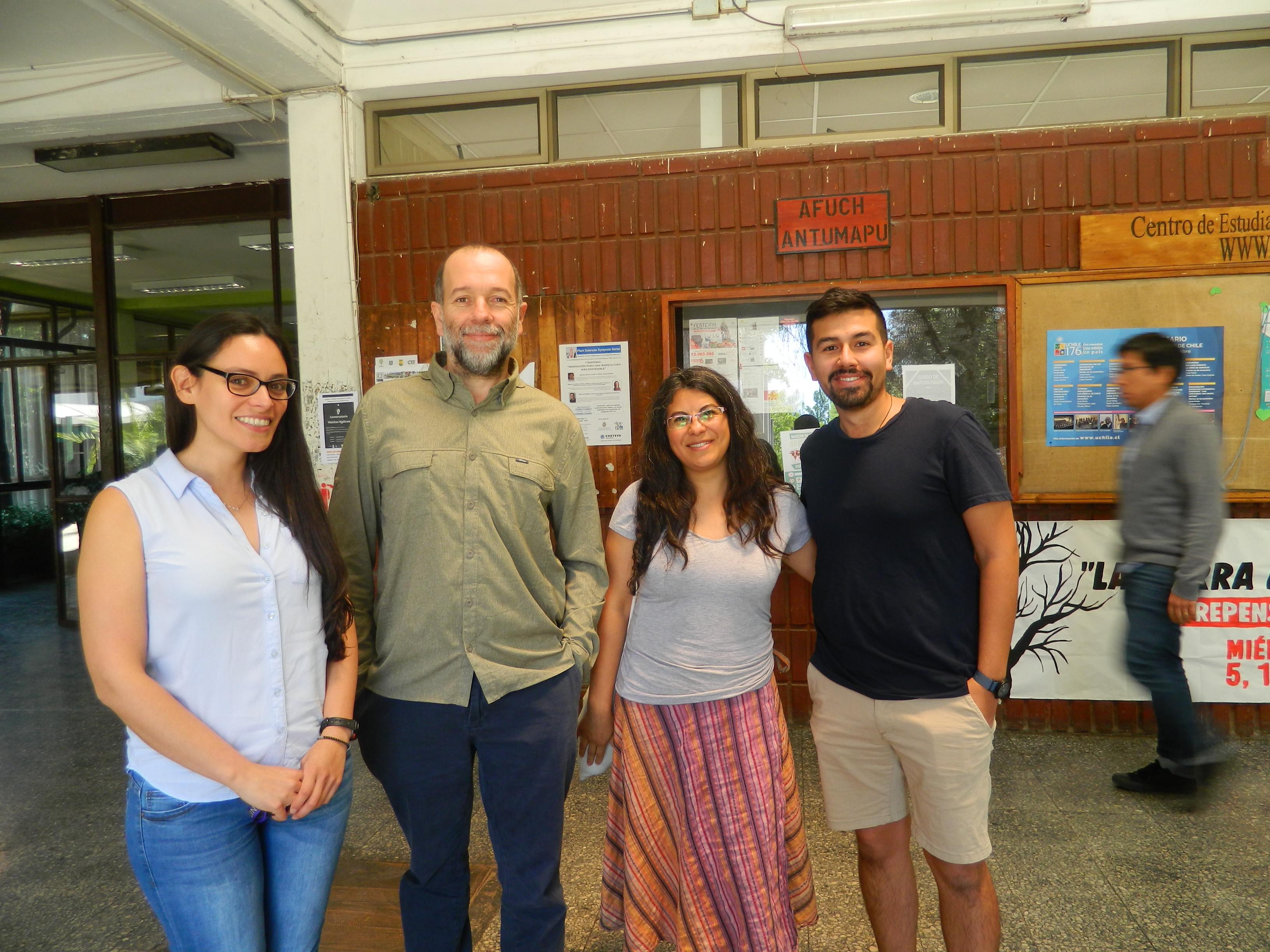 Los estudios se encuentran en el marco del proyecto FONDECYT: "Conservación en la ciudad", que dirige la Dra. Nélida Villaseñor.