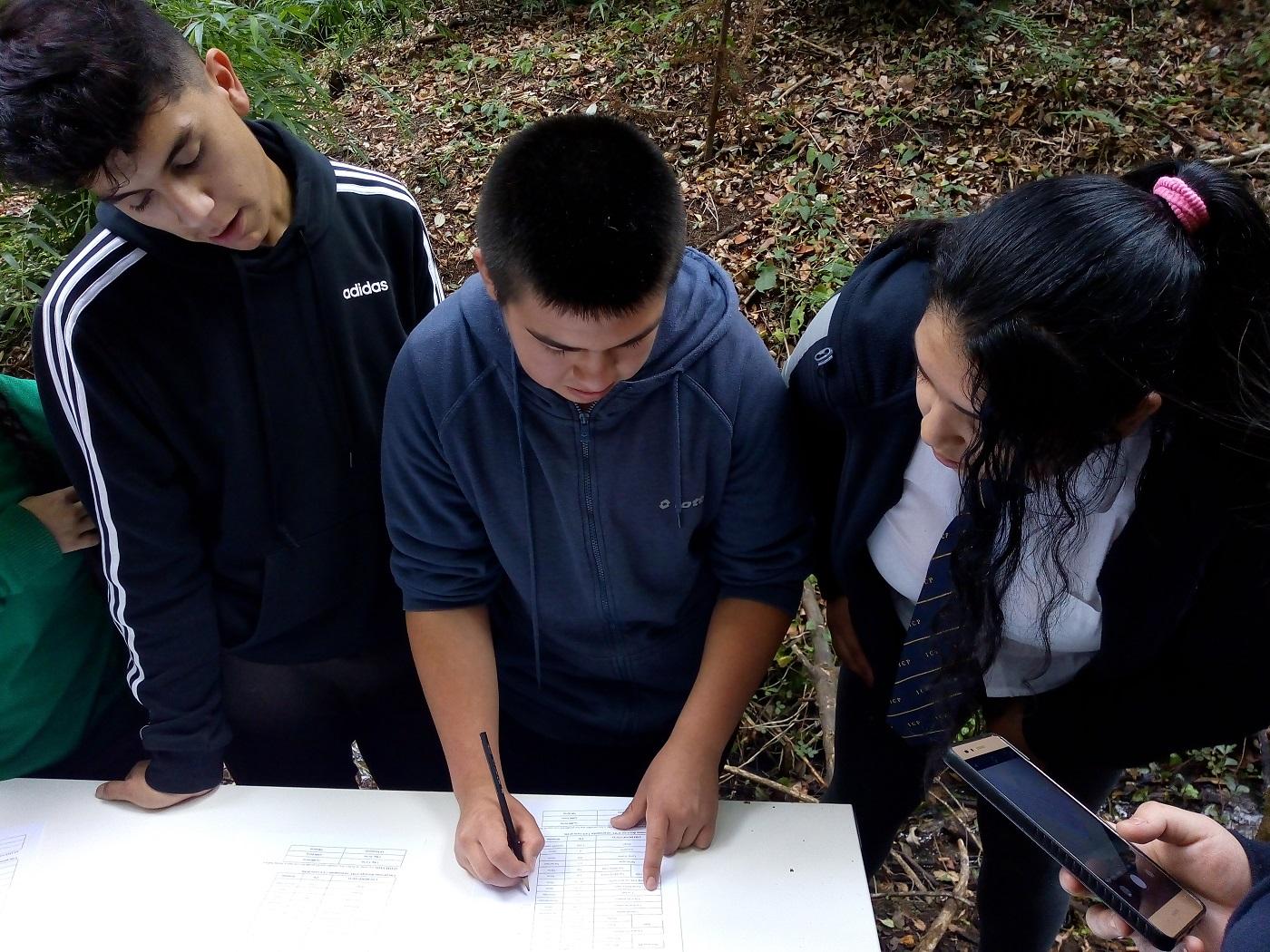 "El Señor de las Quilas y los Guardianes del Bosque", se denominó la actividad que consistió en resolver problemas ambientales en cada estación del recorrido.