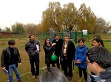 Los arquitectos Ignacio Navarrete; Paola González; Felipe Urbina y Rodrigo Hevia, son los encargados de este proyecto.