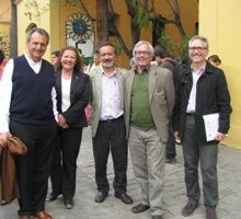 Parte del equipo profesional que participó en el Seminario junto al diputado Patricio Hales