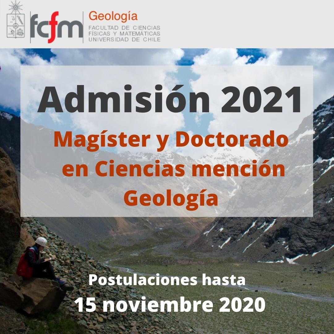 Magister y Doctorado en Geologia DGL